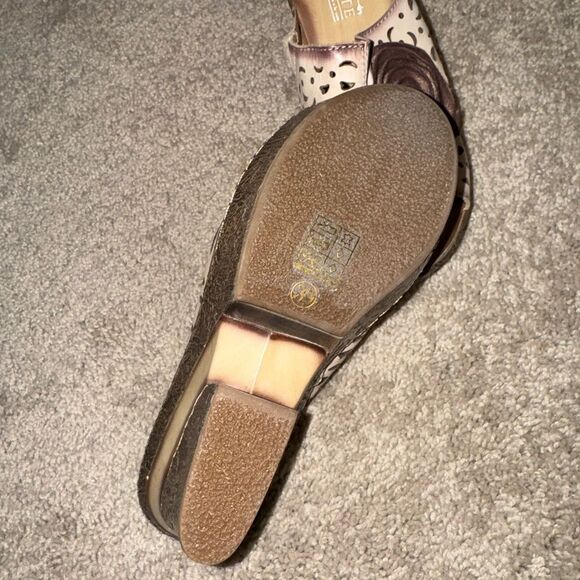 L’ Artiste by Spring Step Amara Beige Mocha Tan Leather Sandals 39 - Picture 6 of 6
